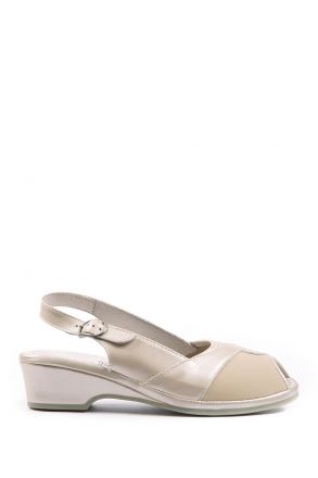 Nadine 17 Ac-Kifidis Kadın Sandalet 35-42 Bej / Beige