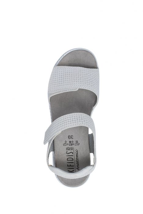 Nala 08 Ac-Kifidis Kadın Anatomik Deri Sandalet 35-41 Beyaz/White Insta 4449/1040