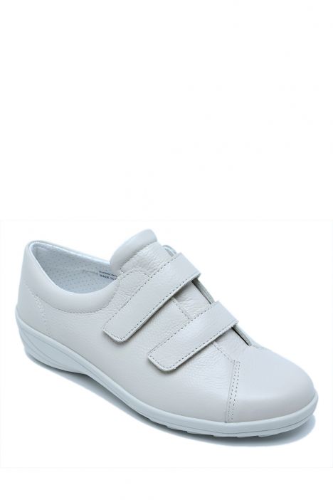 Nani 54 Ac-Kifidis Kadın Anatomik Kadın Deri Ayakkabı 36-41 Krem/Cream 5086