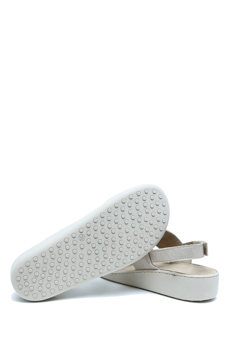 P247 Kifidis Italy Anatomik Kadın Deri Sandalet 36-41 Tortora/Platin