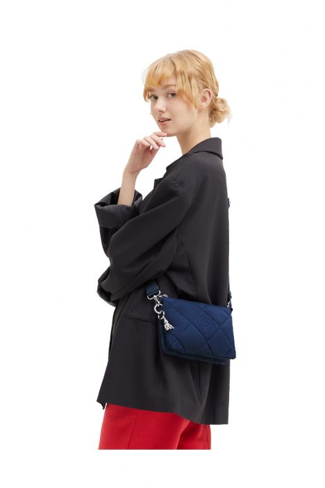 Kipling RIRI Küçük Boy Omuz Çantası 16x24x6.5 cm Airy Blue Ql