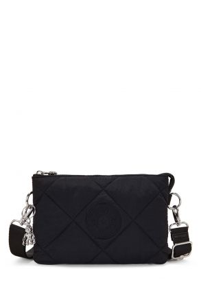 Kipling RIRI Küçük Boy Omuz Çantası 16x24x6.5 cm Cosmic Black Ql
