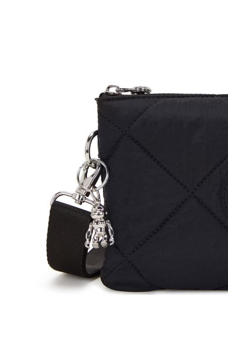 Kipling RIRI Küçük Boy Omuz Çantası 16x24x6.5 cm Cosmic Black Ql