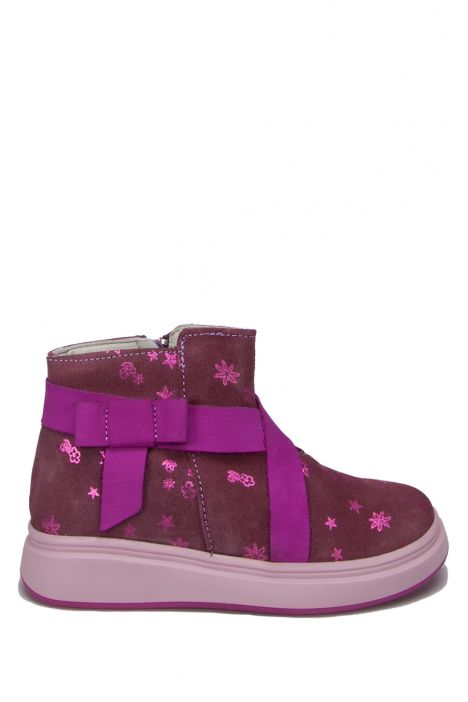 RP08 Kifidis Paplus Kız Çocuk Nubuk Bot 25-30 Lila Süet / Lillac Suede
