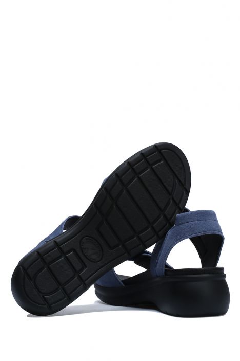 Reese 29 Ac-Kifidis Kadın Anatomik Deri Sandalet 35-41 Lacivert Nubuk/Sky Tijuca 1932