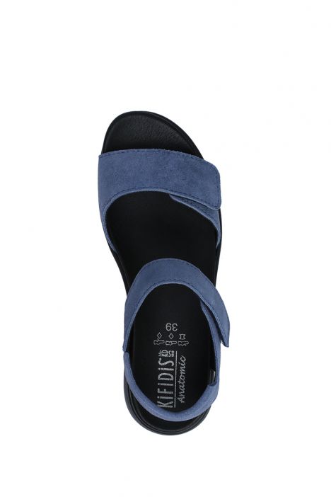 Reese 29 Ac-Kifidis Kadın Anatomik Deri Sandalet 35-41 Lacivert Nubuk/Sky Tijuca 1932