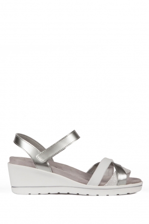 Rosa 04 Ac-Kifidis Kadın Sandalet 35-41 White Crack