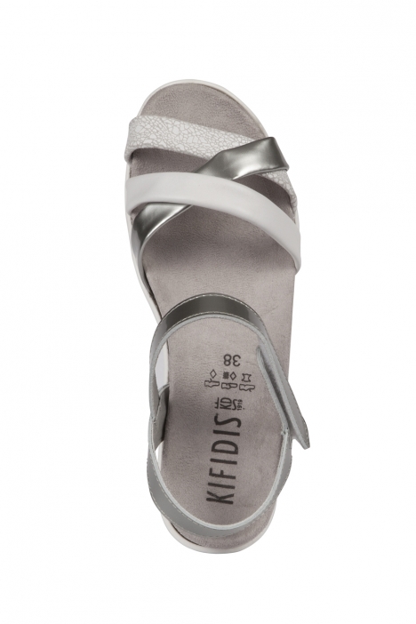 Rosa 04 Ac-Kifidis Kadın Sandalet 35-41 White Crack