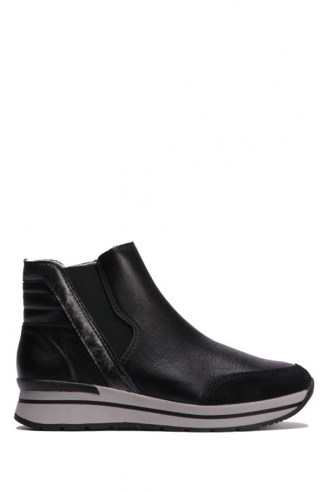 Rubina 11 Ac-Kifidis Kadın Deri Bot 36-41 Siyah/Black 1038/2738/Gri Paris