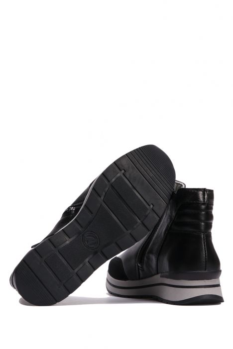 Rubina 11 Ac-Kifidis Kadın Deri Bot 36-41 Siyah/Black 1038/2738/Gri Paris