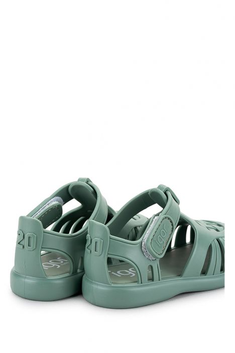 S10271 Igor Tobby Solid Çocuk Sandalet 20-27 Yeşil - Nuevo Verde 384