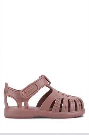 S10271 Igor Tobby Solid Çocuk Sandalet 20-27 Gül Kurusu-010 Rosa