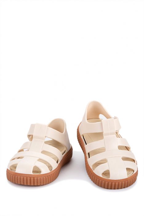 S10291 Igor Nico Caramelo Çocuk Sandalet 20-30 Krem-079 Marfil