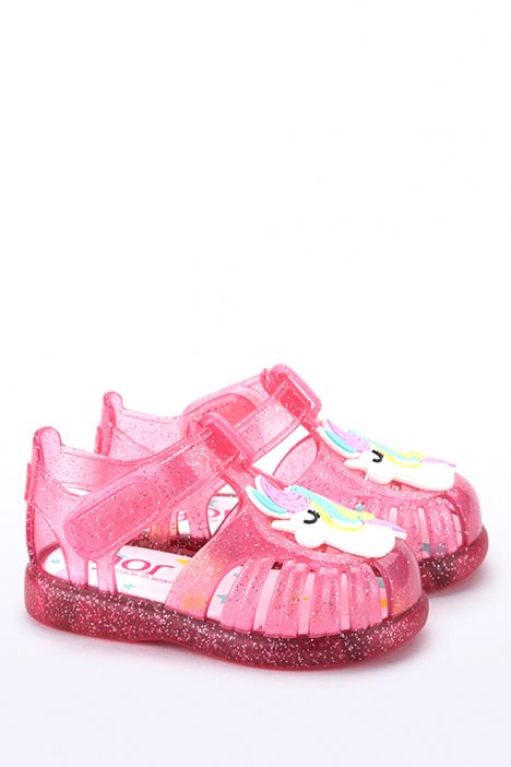 S10309 Igor Toby Gloss Unicornio Çocuk Sandalet 20-25 Pembe / Tr. Fusia Glitter 057