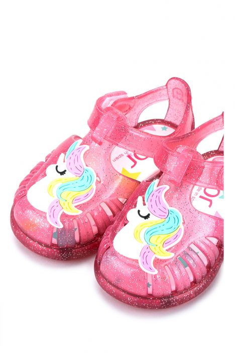 S10309 Igor Toby Gloss Unicornio Çocuk Sandalet 20-25 Pembe / Tr. Fusia Glitter 057