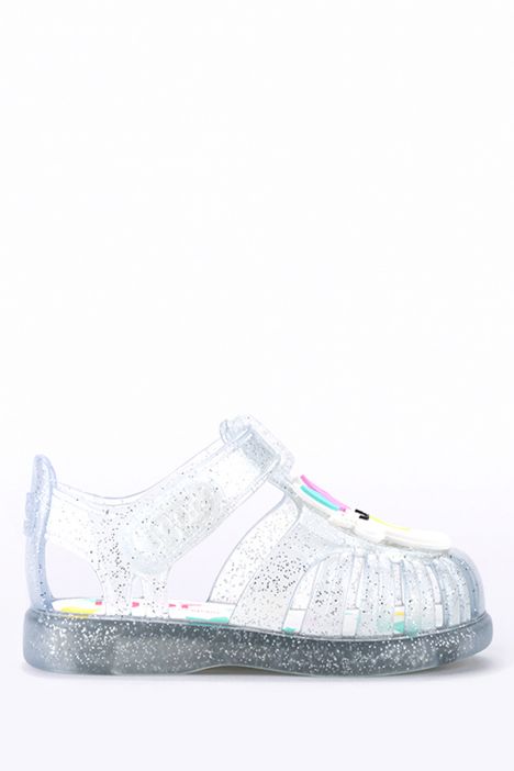 S10309 Igor Toby Gloss Unicornio Çocuk Sandalet 20-25 Transparan-091 Tr. Transparente Glitter