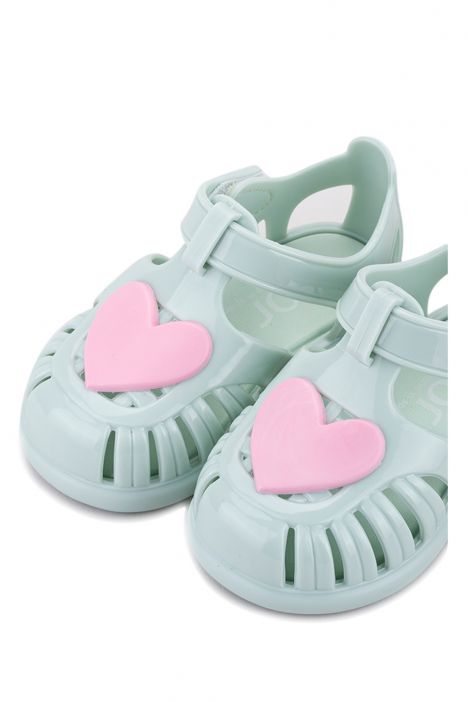 S10310 Igor Toby Gloss Love Çocuk Sandalet 20-27 Yeşil / Menta 026