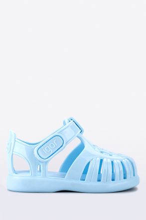 S10311 Igor Toby Gloss Çocuk Sandalet 20-25 Mavi-006 Celeste
