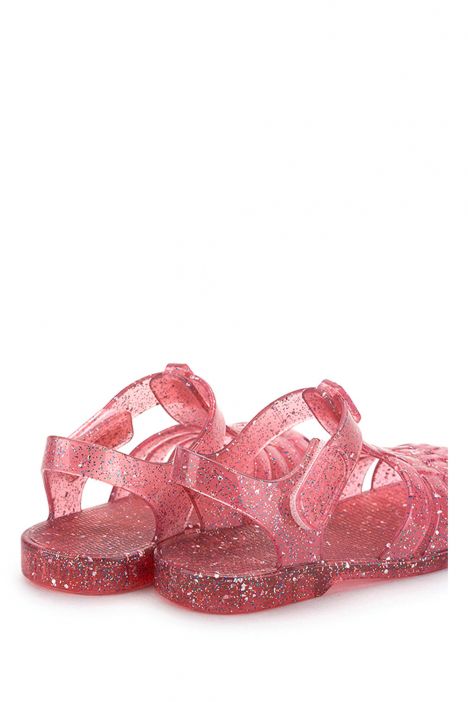 S10329 Igor Clasica Cristal Çocuk Sandalet 22-34 Fuşya / Fucsia Multi Glitter 387