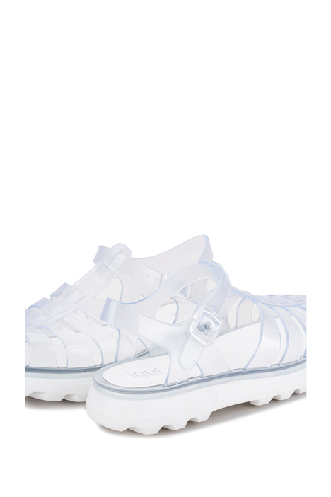 S10361 Igor Vega Cristal Kadın Sandalet 36-41 Transparan / Transparente-Blanco 001
