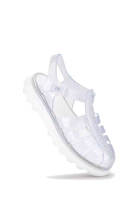 S10361 Igor Vega Cristal Kadın Sandalet 36-41 Transparan / Transparente-Blanco 001