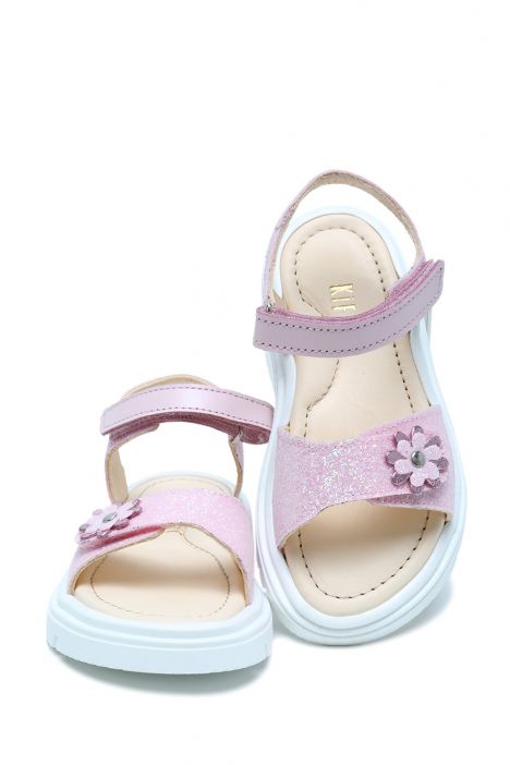 S25V026 Kifidis-Kids Kız Çocuk Sandalet 22-30 Pembe/Pink