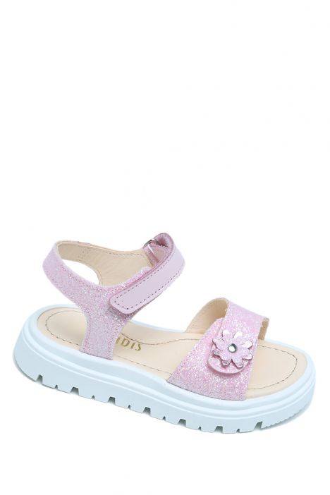 S25V026 Kifidis-Kids Kız Çocuk Sandalet 22-30 Pembe/Pink