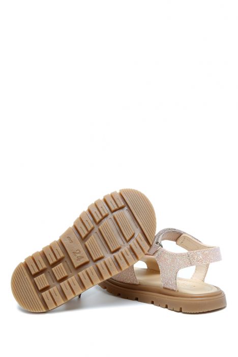 S25V026 Kifidis-Kids Kız Çocuk Sandalet 22-30 Bej/Beige