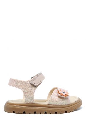 S25V026 Kifidis-Kids Kız Çocuk Sandalet 22-30 Bej/Beige