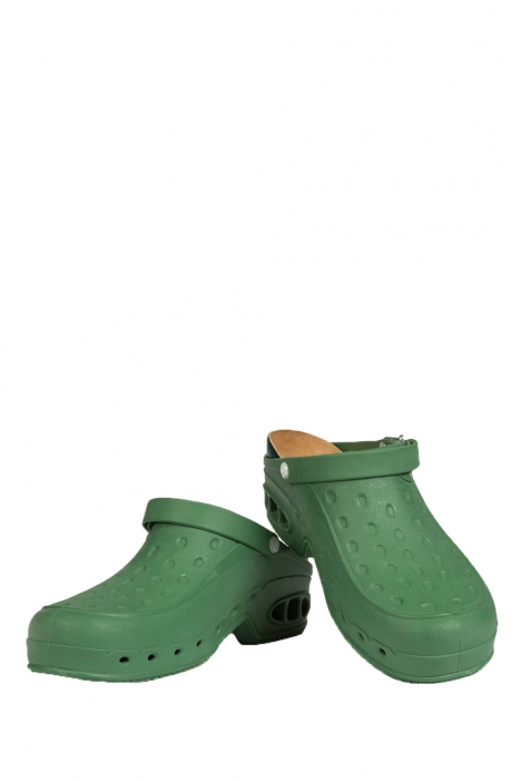 Scholl Mantar İç Taban Unisex Ameliyathane Sabosu Yeşil VERDE