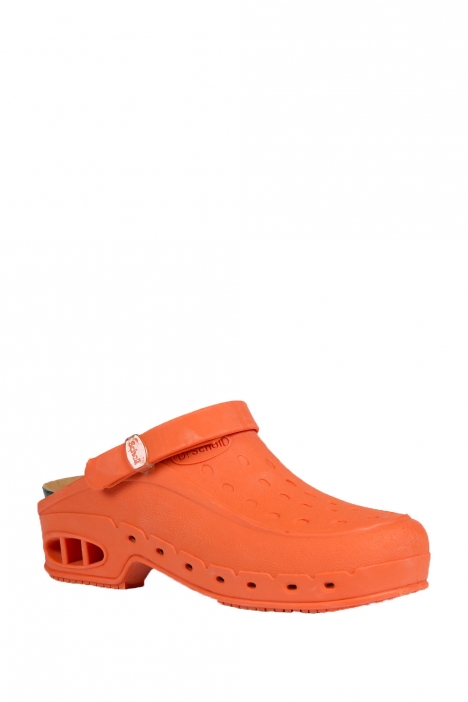Scholl Mantar İç Taban Unisex Ameliyathane Sabosu Turuncu ARANCIO
