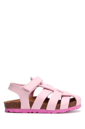 SK02 Kifidis-Kids Çocuk Mantar Sandalet 24-35 Pembe - 038