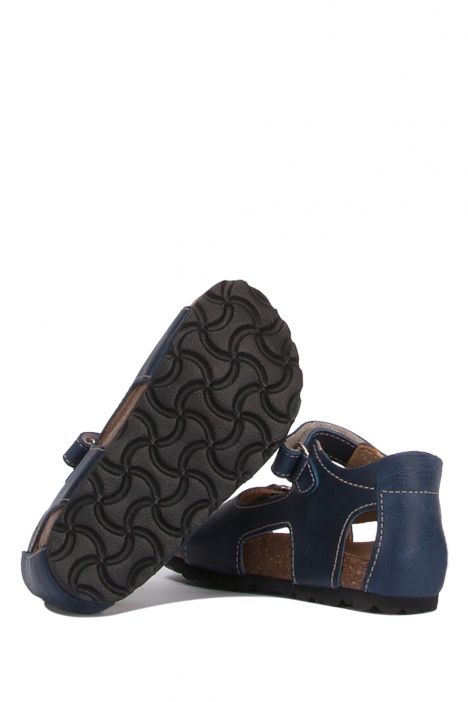 SK03 Kifidis-Kids Çocuk Mantar Sandalet 24-35 Kot Crazy