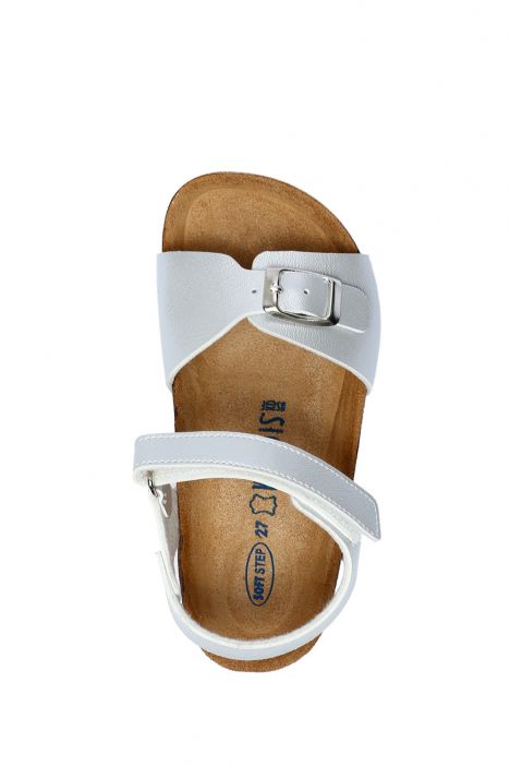 SK05 Kifidis-Kids Soft Step Çocuk Mantar Sandalet 24-32 Lame - 054