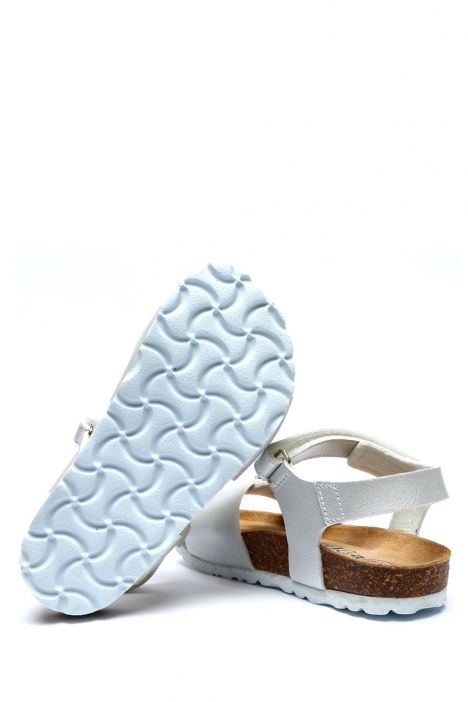 SK05 Kifidis-Kids Soft Step Çocuk Mantar Sandalet 24-32 Lame - 054