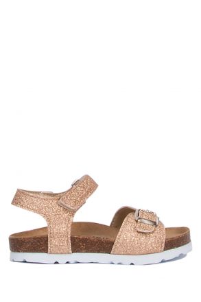 SK09 Kifidis-Kids Çocuk Mantar Sandalet 24-30 BRONZE
