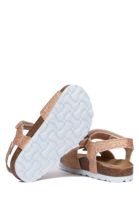 SK09 Kifidis-Kids Çocuk Mantar Sandalet 24-30 BRONZE