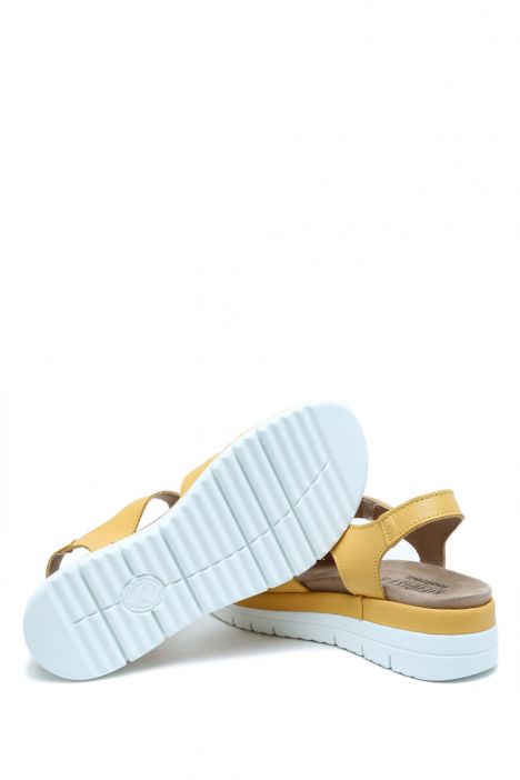 Sami 16 Ac-Kifidis Kadın Anatomik Sandalet 36-41 Hardal/Mustard 4255/4255