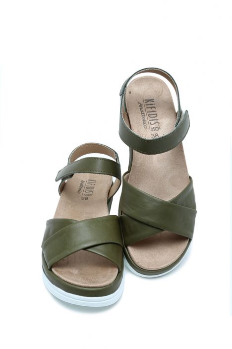 Sami 16 Ac-Kifidis Kadın Anatomik Sandalet 36-41 Haki/Khaki 4257/4257