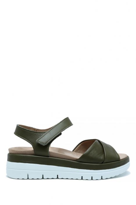 Sami 16 Ac-Kifidis Kadın Anatomik Sandalet 36-41 Haki/Khaki 4257/4257