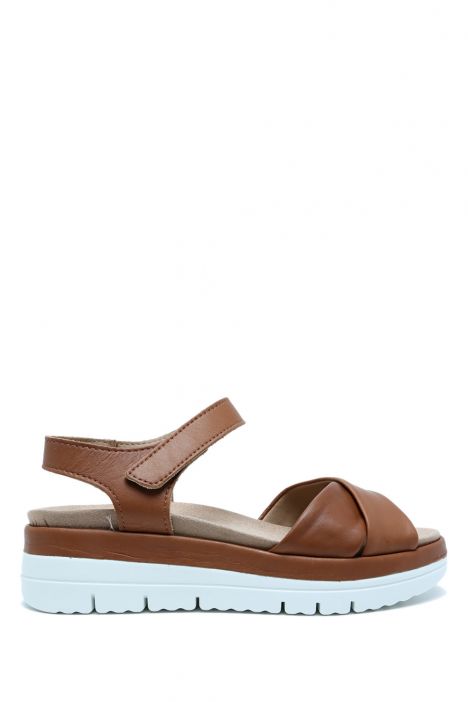 Sami 16 Ac-Kifidis Kadın Anatomik Sandalet 36-41 Kahve/Tobacco 4254/4254