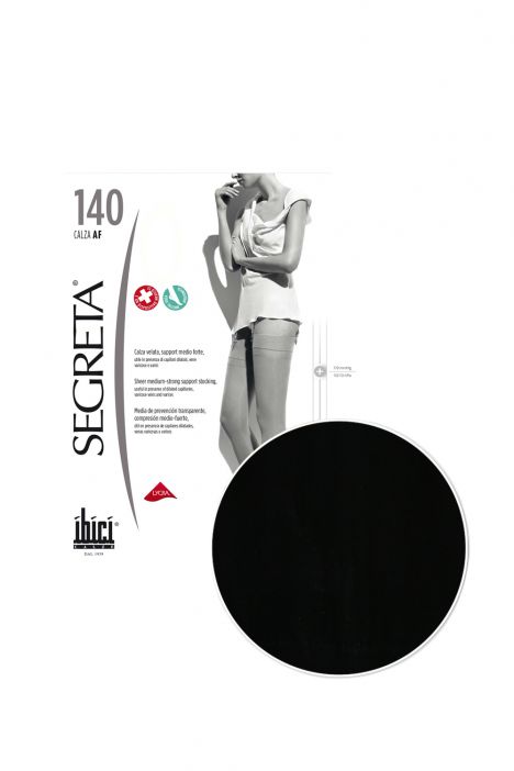 Segreta 140 Uzun Varis Çorabı Siyah / Nero