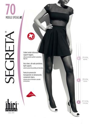 Segreta 70 Modello Speciale Külotlu Ağsız Çorap Antrasit / Anthracite