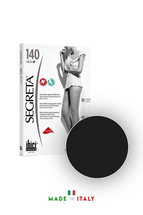 Segreta 140 Dizüstü Varis Çorabı Siyah / Nero