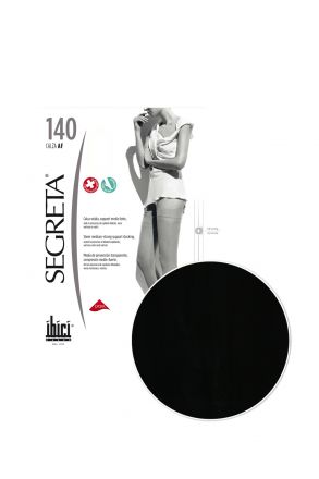 Segreta 140 Uzun Varis Çorabı Siyah / Nero