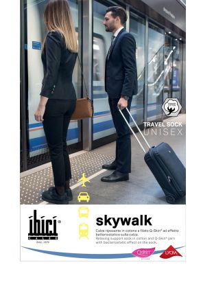Skywalk Unisex Uçuş Çorabı Siyah / Nero