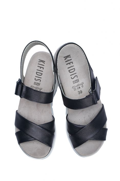 Sunny 03 Ac-Kifidis Kadın Sandalet 36-40 Navy Vegas 1282