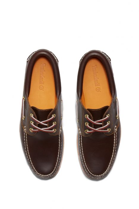 TB030003214 Timberland Authentics 3 Eye Classic Kahverengi Erkek Loafer 41-46 Kahverengi/Brown