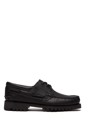 TB0A2PDQANI Timberland Authentics 3 Eye Classic Siyah Erkek Loafer 41-46 Siyah/All Over Black Full Grain