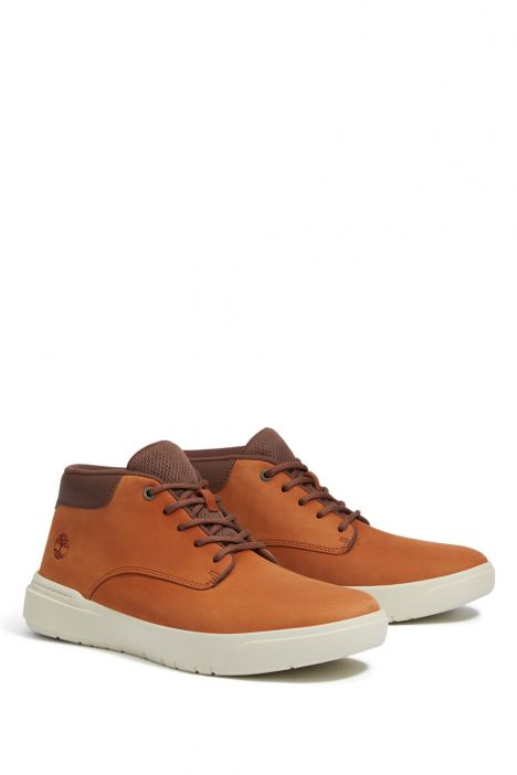 TB0A69M1EM5 Timberland Seneca Bay Kahverengi Erkek Sneaker 41-46 Kahverengi Nubuk/Medium Brown Nubuck